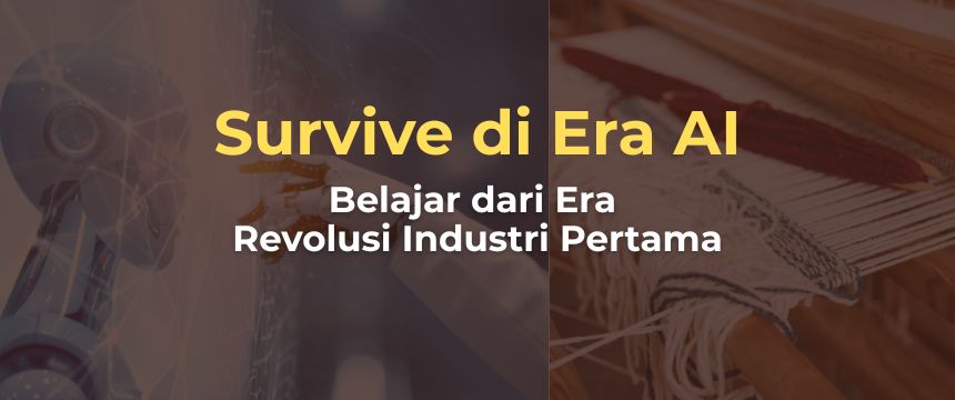 Ilustrasi AI dan manusia